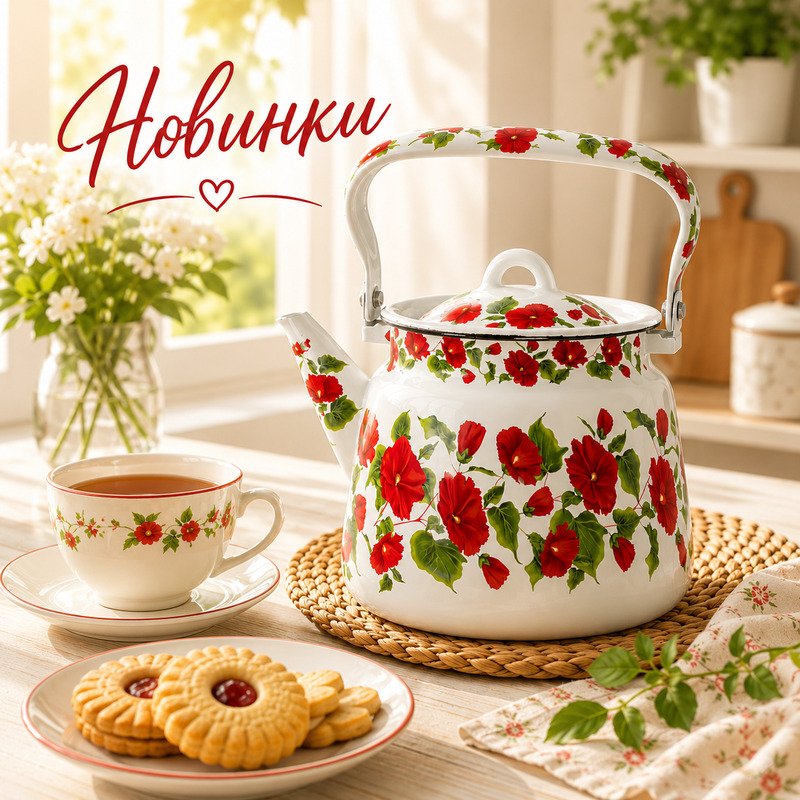 Новинки эмалированной посуды