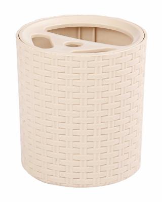 Подставка д/зубных щеток Плетенка слон.кость (20шт) - М2535