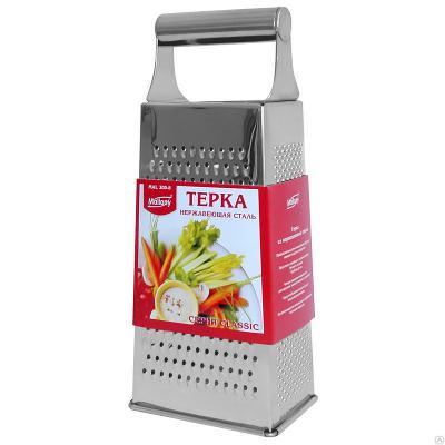 Терка нерж 4-х гран 20см MAL305-8 (12шт) - 965003