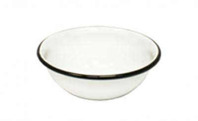 Миска эмаль 1л без рис (30шт) - М0307