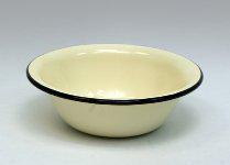 Миска эмаль 0,6л без рис (40шт) - М0305