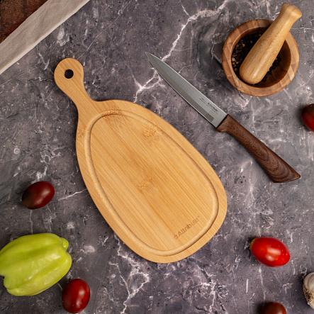 Доска разд бамбук 28*14*1,5см Bamboo Curve (6шт) - ABX170