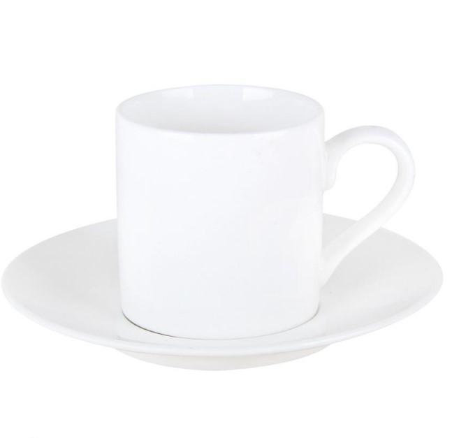 Кофейная пара фарфор 100мл Barista (6/96шт) - NB345