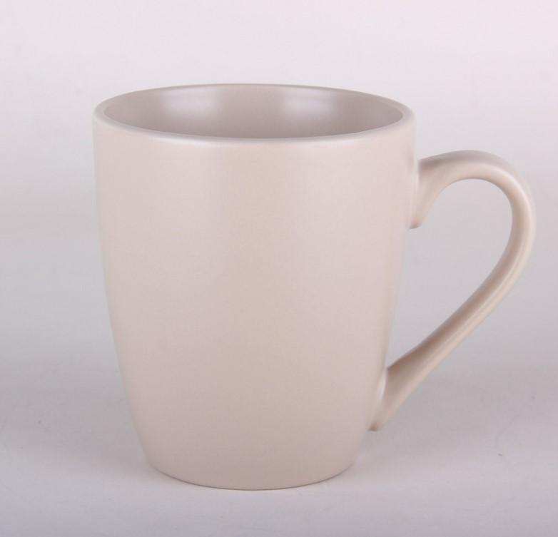 Кружка керамика 360мл Color cappuccino (6/48шт) - ZHCG014