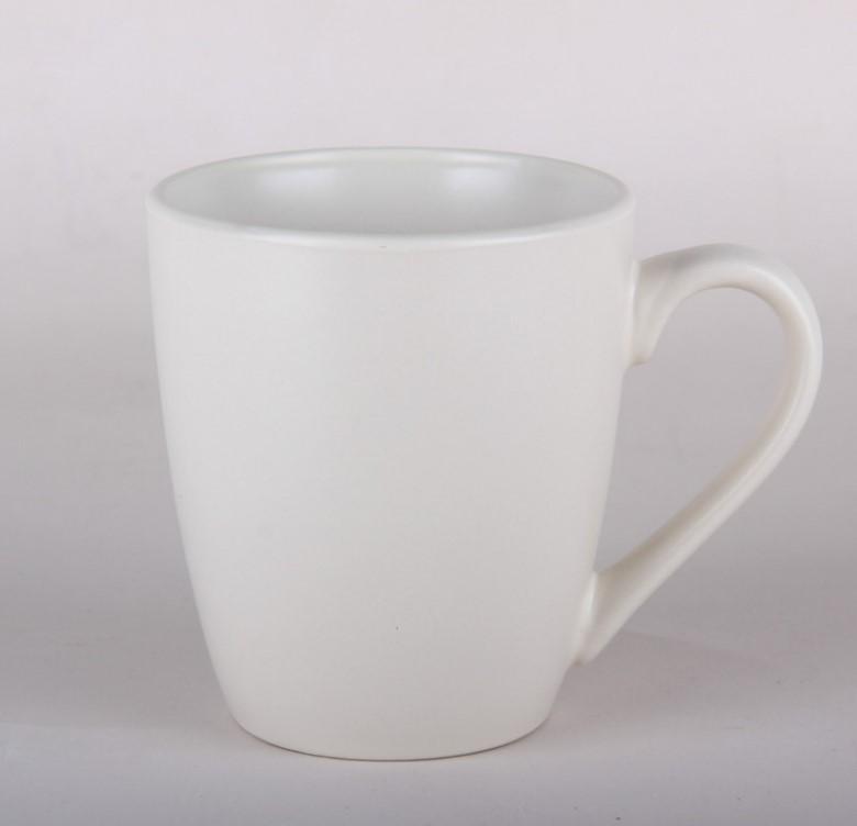 Кружка керамика 360мл Color beige (6/48шт) - ZHCG059