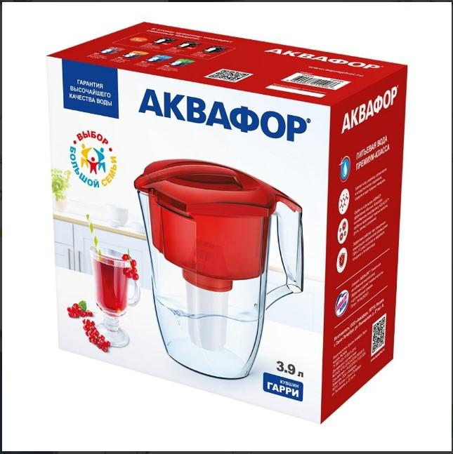 Фильтр-кувшин Аквафор ГАРРИ А5 3,9л синий + 2 модуля (5шт) - 516514