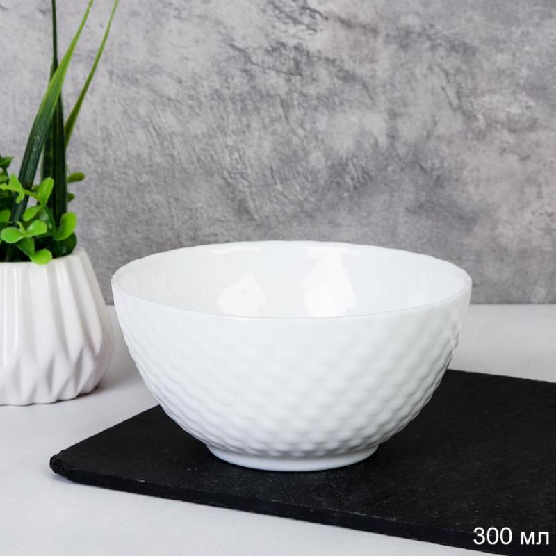 Салатник стеклокерам 300мл NHG45 (white) (6/72шт) - 742960