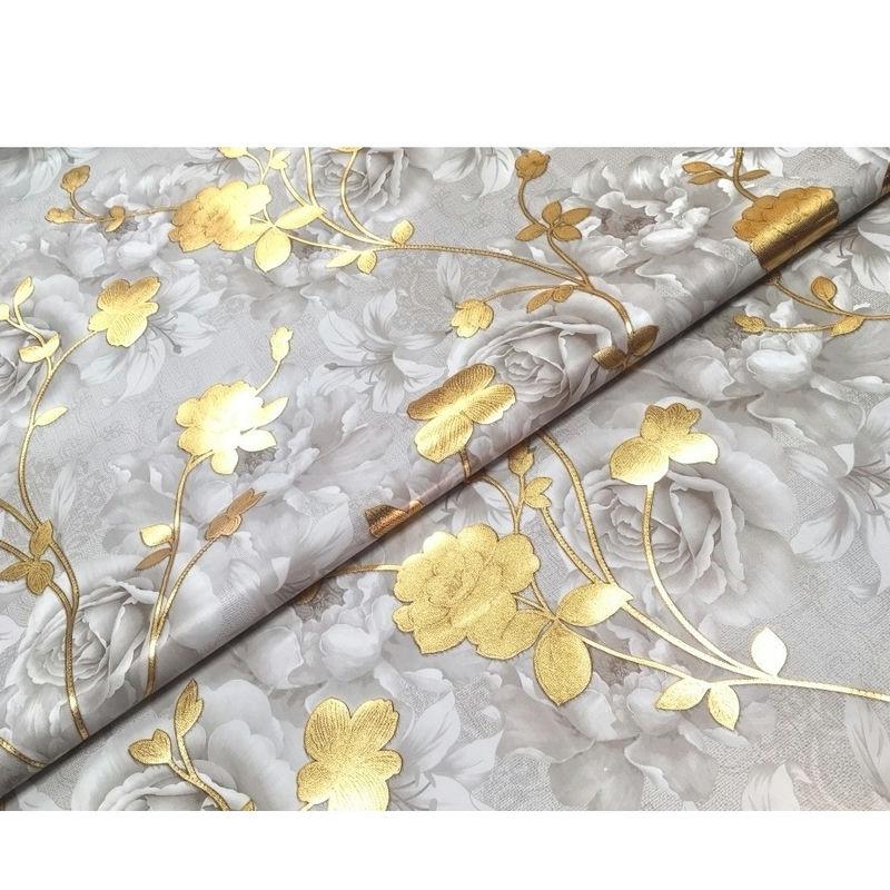 Клеенка 1,37*20м Flowers на тканевой основе - LM-507BB