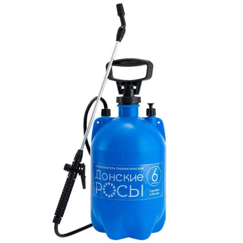 Опрыскиватель пневматический 6л Донские росы (алюм.удочка) в коробке (4шт)