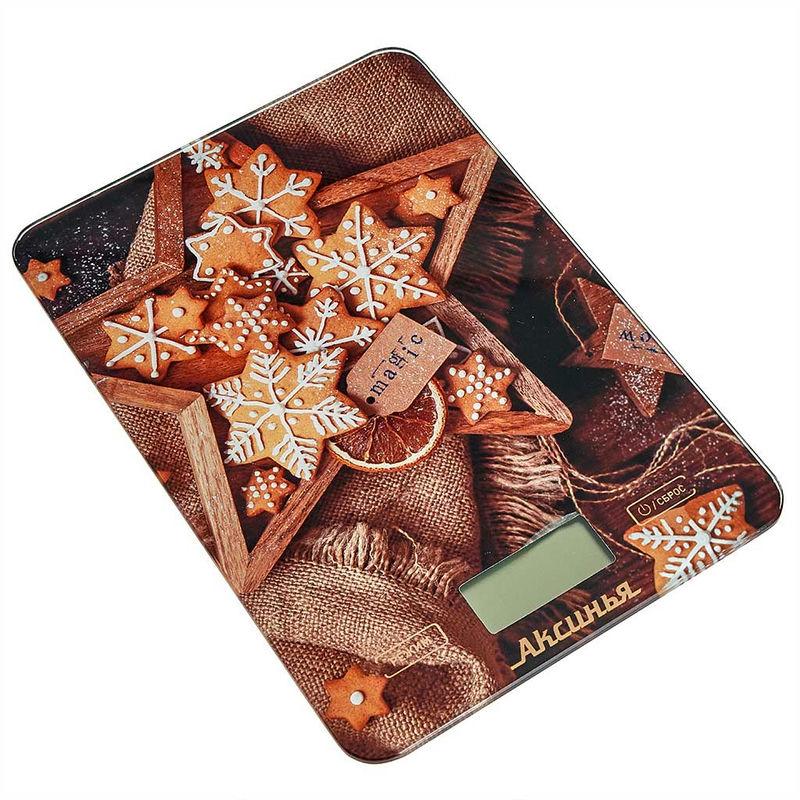 Весы кухонные эл 5кг Аксинья Исполнение желаний (24шт) - КС-6516