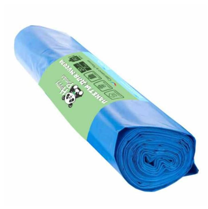 Мешки д/мусора 30л*20шт Happy Panda гол. (80шт) - HP-GB02-30