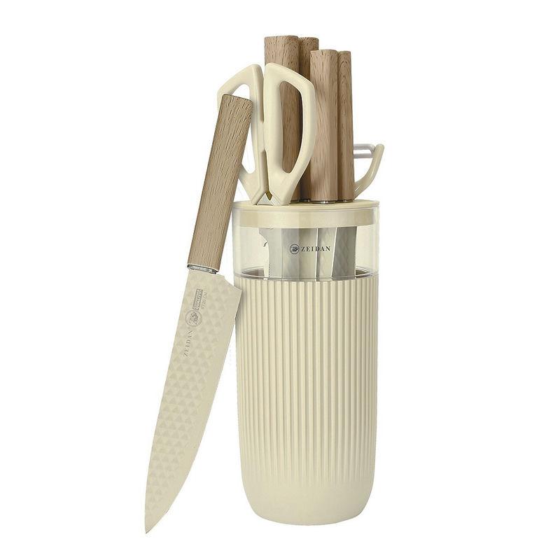 Набор ножей нерж 8 пред на подставке ivory (8шт) - Z-3144
