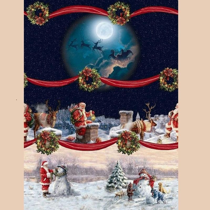 Клеенка 1,40*20м Florista Новый год! Турция - 1465-00