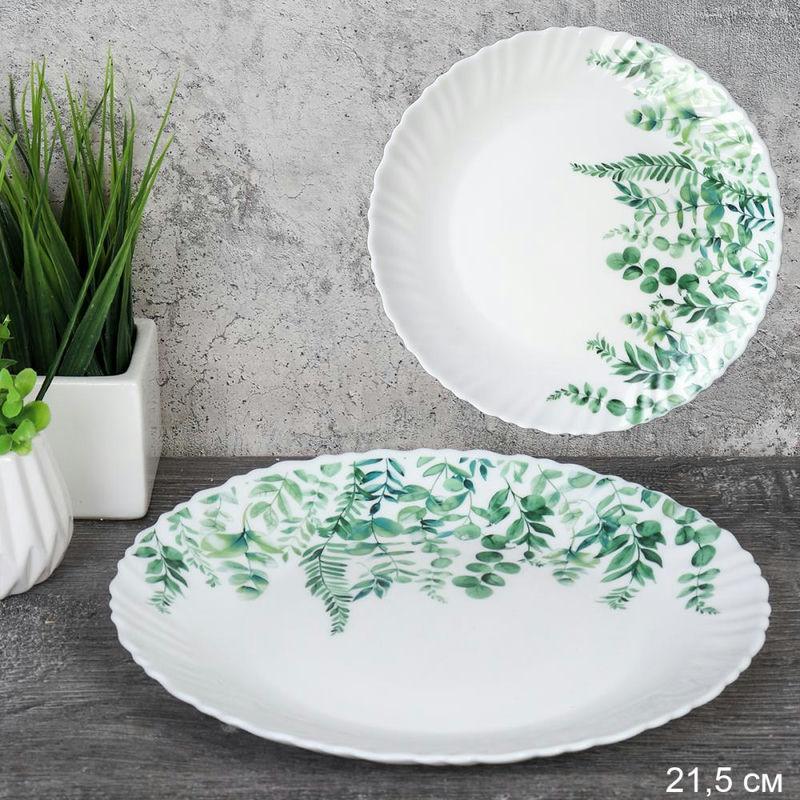 Тарелка стеклокерам 22см LHP-85XN (7520) (48шт) - 748962