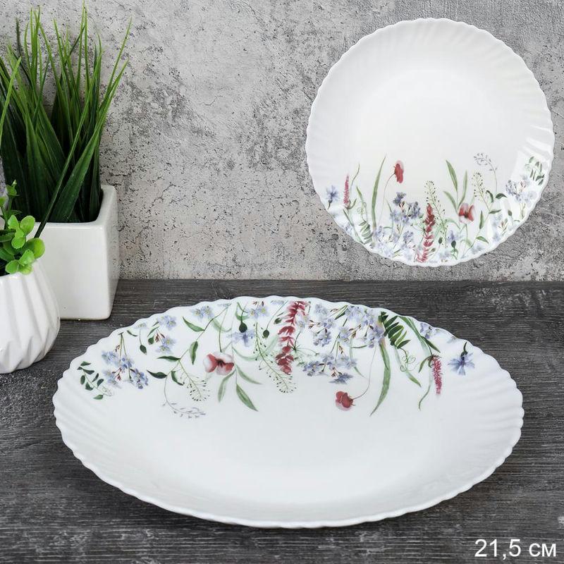 Тарелка стеклокерам 22см LHP-85XN (7521) (48шт) - 748963