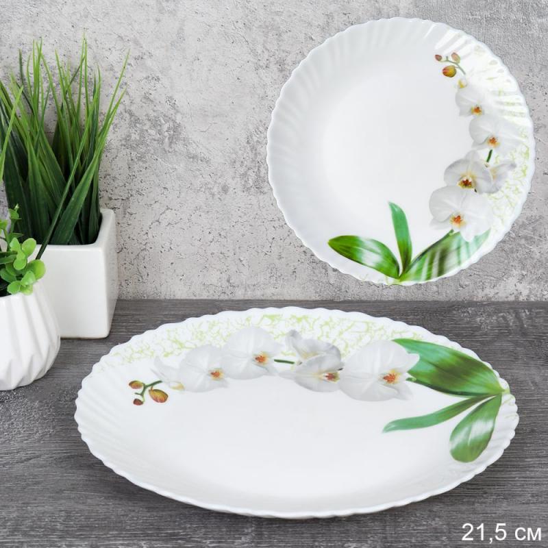 Тарелка стеклокерам 22см LHP-85XN (7415) (48шт) - 748958