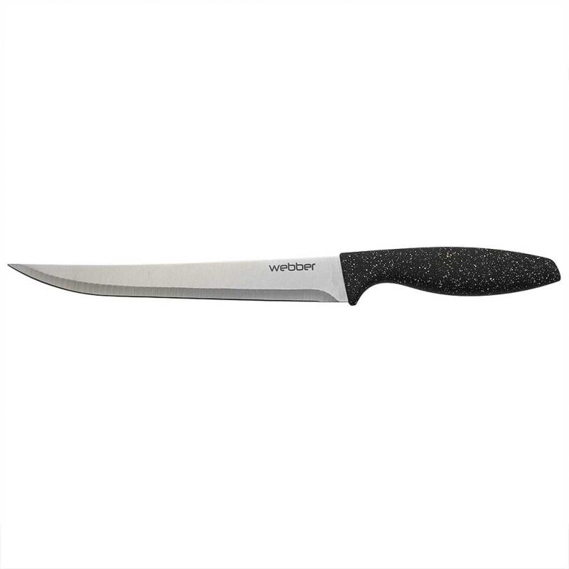 Нож кухонный 20см Carbon черн.гранит (12шт) - BE-2268C
