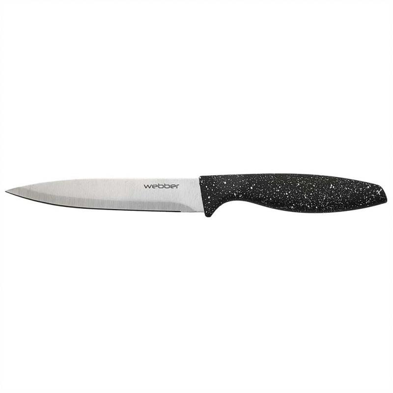 Нож кухонный 12,7см Carbon черн. гранит (24шт) - BE-2268D