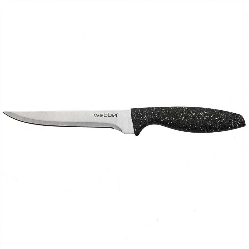 Нож кухонный 15,3см Carbon черн.гранит (12шт) - BE-2268F