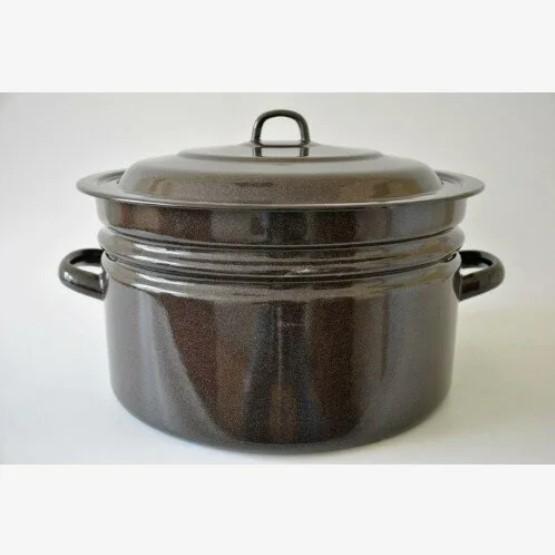 Бак эмаль 25л д36см без рис коричн.рябчик (1шт) - С2828/Рк (в)
