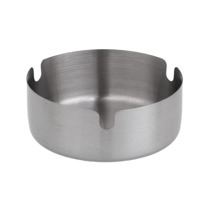 Пепельница металл 8*8*3см кругл (4шт) - 531-096