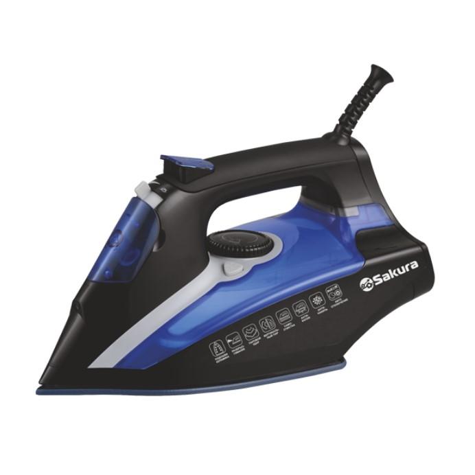 Утюг керам. покрытие 2600Вт Автоотключение отпаривание самоочистка Premium Sakura - SA-3061CBL