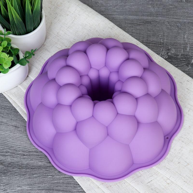 Форма д/выпечки силикон 20*7см кекс кругл с отверстием HL-027 (200шт) - 725999