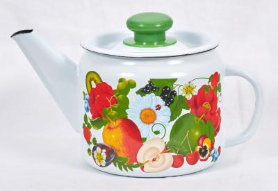 Чайник эмаль 1л с рис Фруктовый микс (8шт) - С2707П2/4
