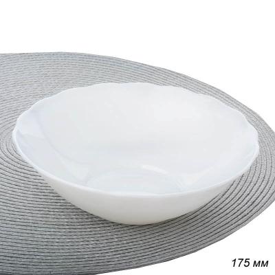 Салатник стеклокерам 650мл 17,5см Классика бел. TW-70 (WHITE) (48шт) - 653675/684614