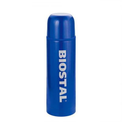 Термос 0,75л Biostal узкое горло с кноп. син. (12шт) - 750C B NB