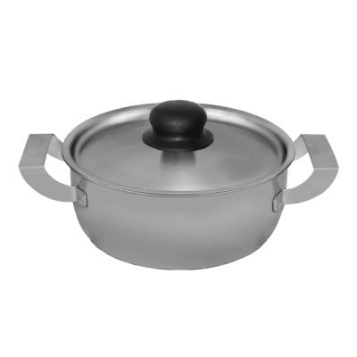 Кастрюля нерж 1л Дачная Эконом мет/кр (6шт) -1с812 (в)