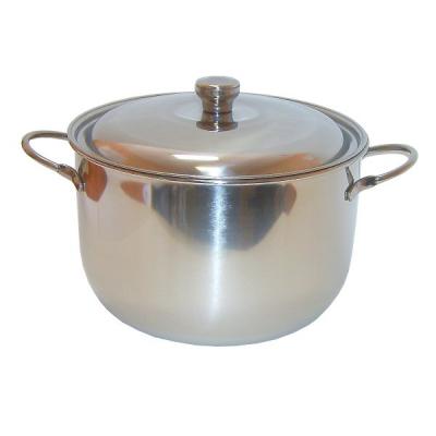 Кастрюля нерж 8л Классика прут.руч мет/кр (4шт) - 1с2487
