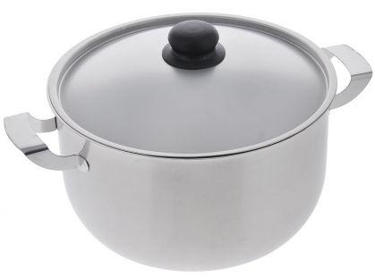Кастрюля нерж 7л Дачная Эконом мет/кр (4шт) - 1с924