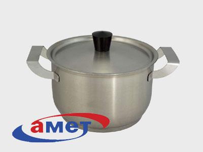 Кастрюля нерж 3л Дачная Эконом мет/кр (6шт) - 1с815