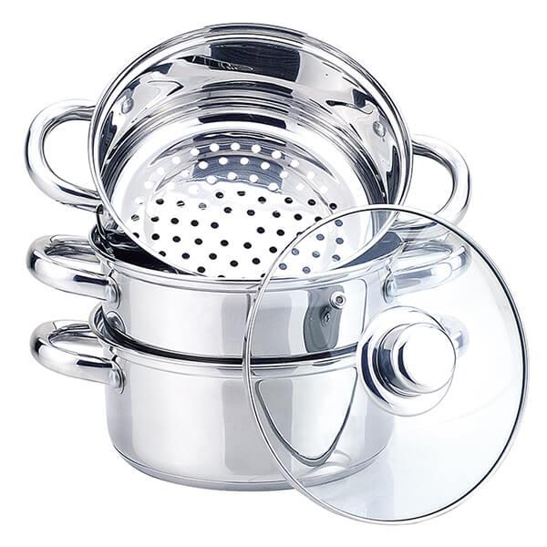 Пароварка нерж 4л 22см Maestro (4шт) - MR-2900-22** *