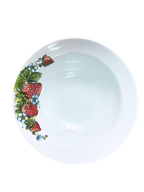 Миска фарфор 300мл Клубника (12шт) - 092862