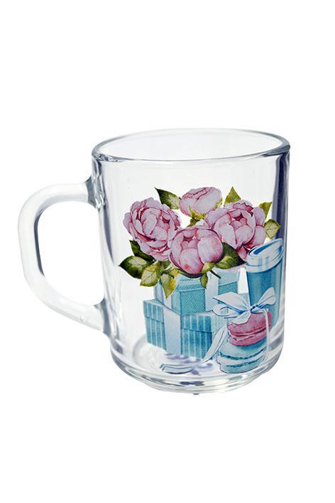 Кружка стекло 200мл Gren tea Модные штучки 1335 (20шт) - 1335/84260