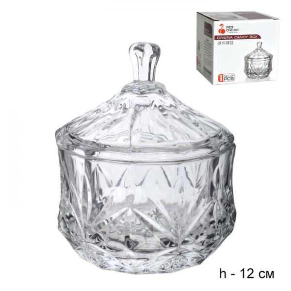 Сахарница стекло 12см под/уп XMJG522 (48шт) - 636460