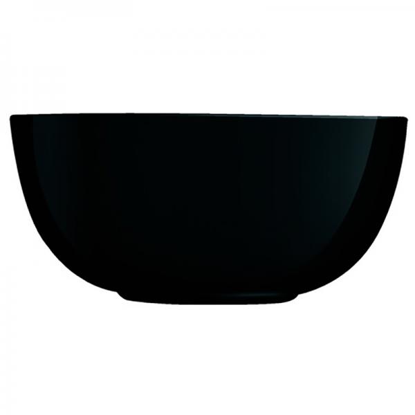 Салатник стеклокерам 21см Дивали Нуар (12шт) - P0790 (SSS) (н)
