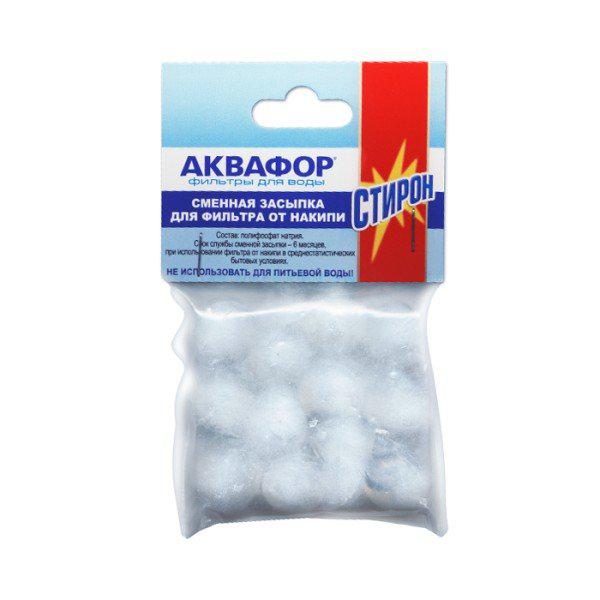 Соль от накипи д/умягч.воды Стирон Аквафор (1шт) **