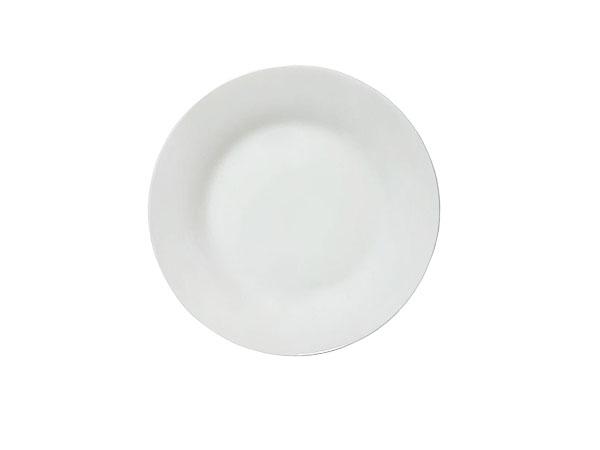 Тарелка мелкая фарфор 17,5см 7" Белье эконом (12/96шт) - т7-WHITE