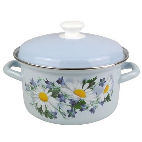 Кастрюля эмаль 3л цил.об. с рис гол. (4шт) - 42315-123/6-У4 (703949)