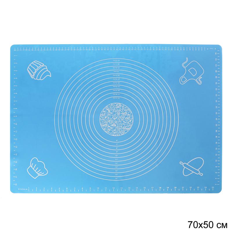 Коврик силиконовый 50*70см микс WB-320 (100шт) - 684206/684203/684207/684205