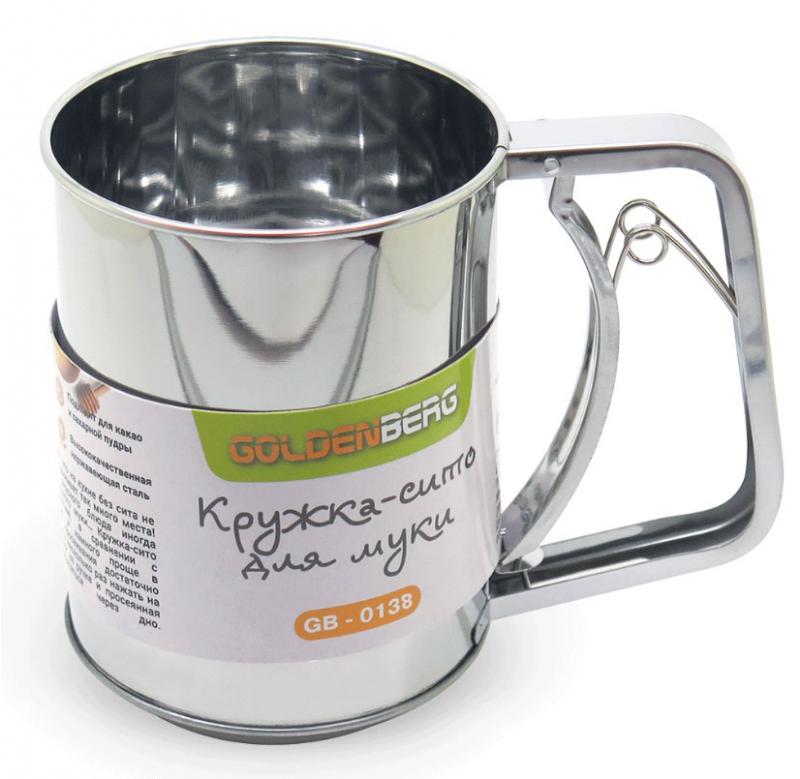 Кружка-сито нерж 10*9,5см (10шт) - KL-0138** *