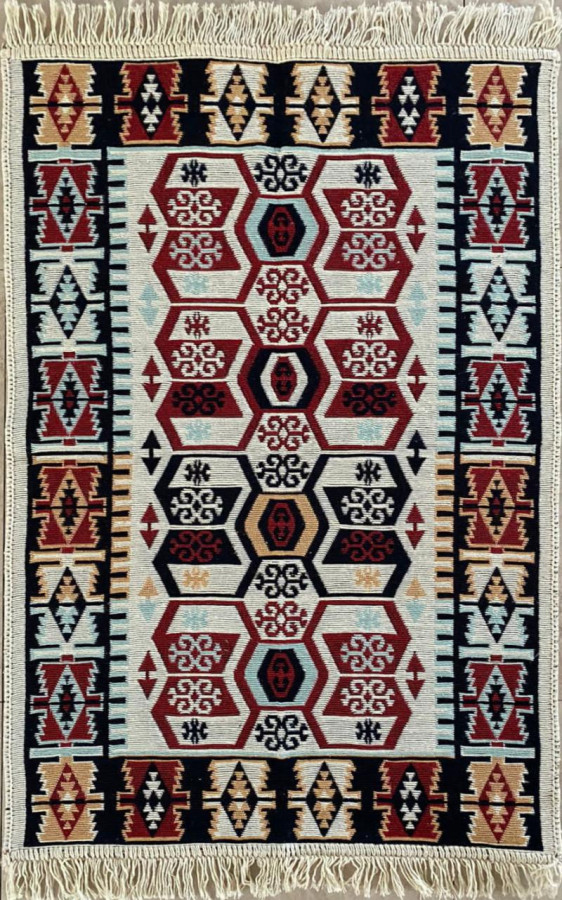 Коврик хлопковый 60*90см Kilim Gold красн. Турция (1шт) - 61139**