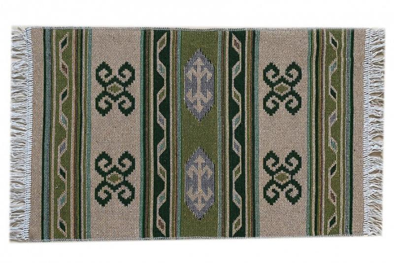 Коврик хлопковый 60*90см Kilim Usak UK10 зел. Турция (1шт) - 11691001
