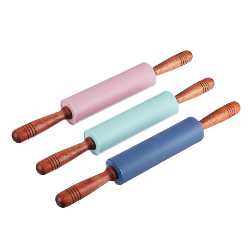 Скалка силикон 43*5см Vetta 3 цвета (2шт) - 891-071