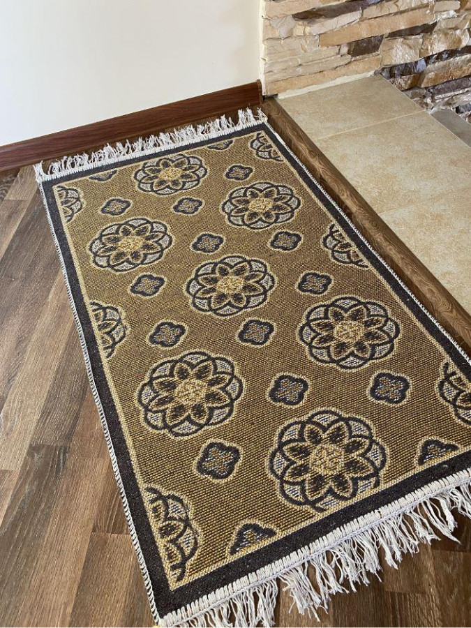 Коврик хлопковый 50*80см Kilim Usak UK1278 сер-беж. Турция (1шт) - UK1278