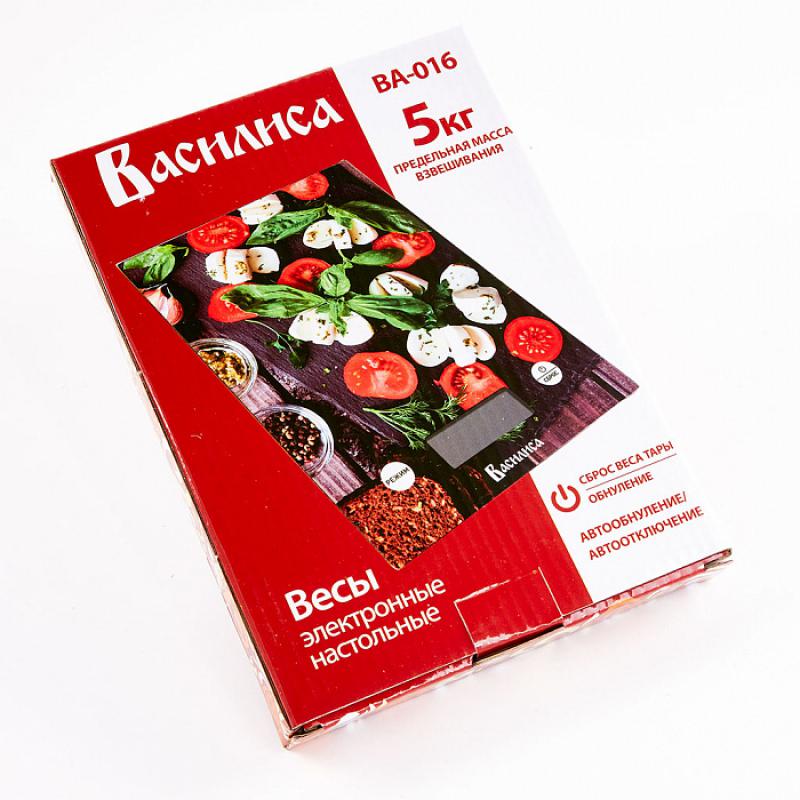 Весы кухонные эл 5кг Василиса Моцарелла (12шт) - ВА-016