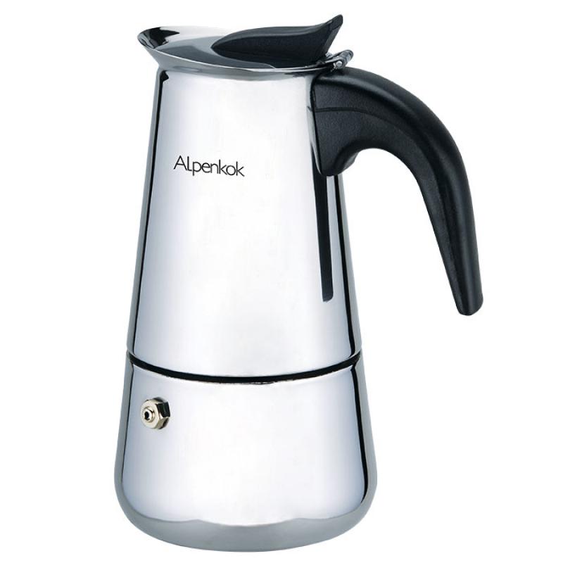 Кофеварка гейзерная 330мл (6 порций) Alpenkok (24шт) - АК-802